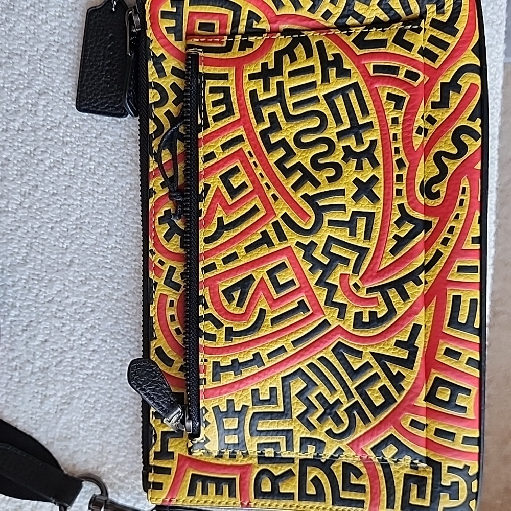 Coach Mickey Mouse Crossbody Bag with Red Coin Pouch - Picture 2 of 10
